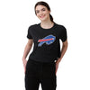 Buffalo Bills NFL Womens Black Big Logo Crop Top