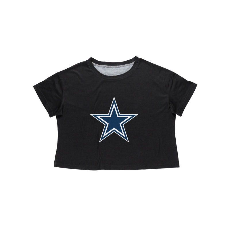 Dallas Cowboys Womens Wordmark Black Tunic Top