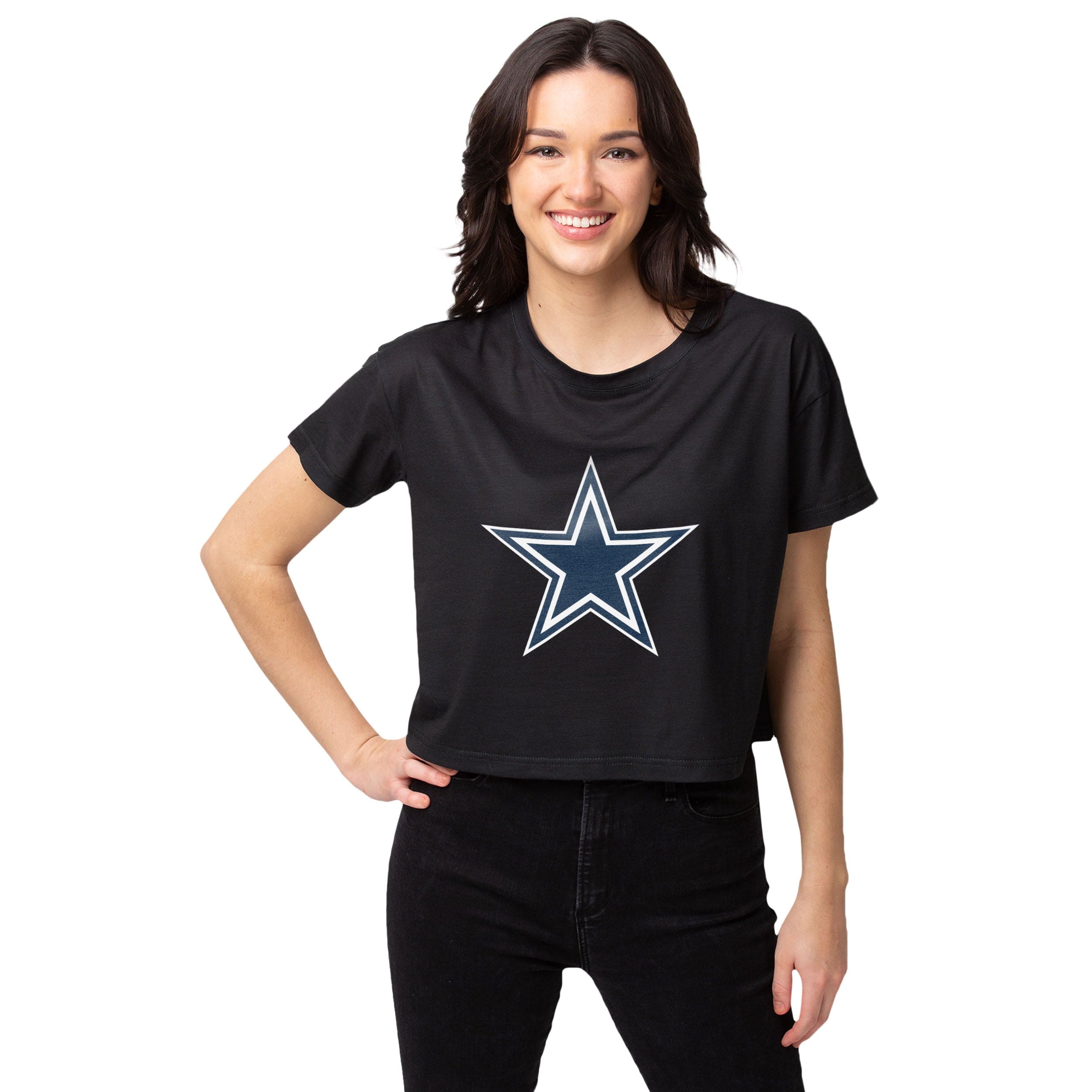 Dallas Cowboys NFL Womens Highlights Crop Top