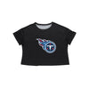 Tennessee Titans NFL Womens Black Big Logo Crop Top