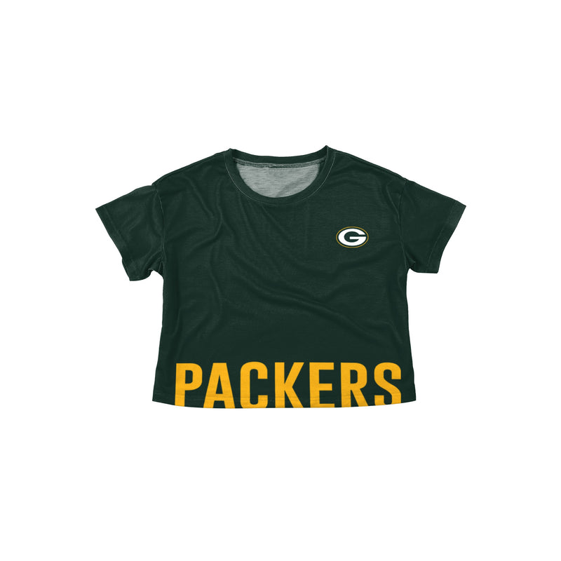 Green Bay Packers Mesh V-Neck Jersey Tank Top FOCO