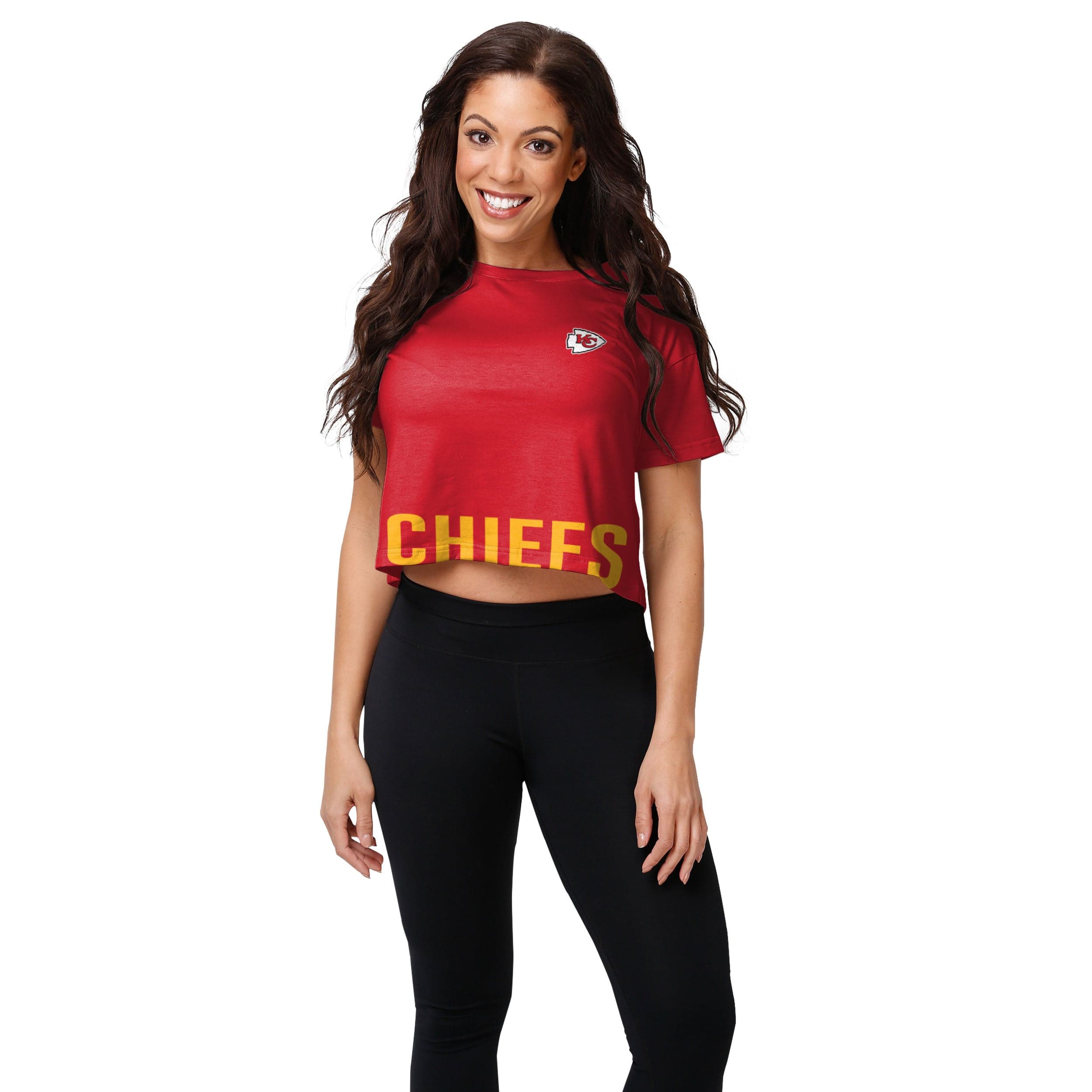 Kansas City Chiefs NFL Womens Bottom Line Crop Top