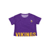 Minnesota Vikings NFL Womens Bottom Line Crop Top