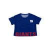 New York Giants NFL Womens Bottom Line Crop Top