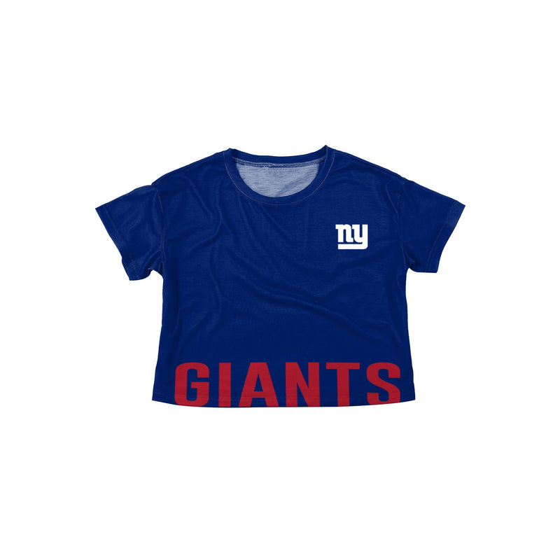 '47 Women's New York Giants Sporty Blue Crop Tank Top