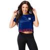 New York Giants NFL Womens Bottom Line Crop Top