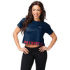 New England Patriots NFL Womens Bottom Line Crop Top