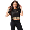 New Orleans Saints NFL Womens Bottom Line Crop Top