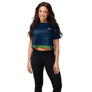 Seattle Seahawks NFL Womens Bottom Line Crop Top