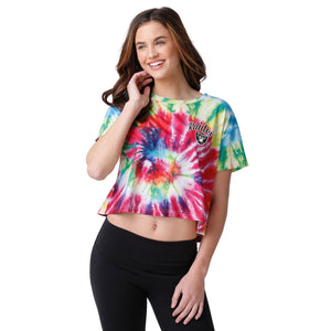 Las Vegas Raiders NFL Womens Pastel Tie-Dye Crop Top