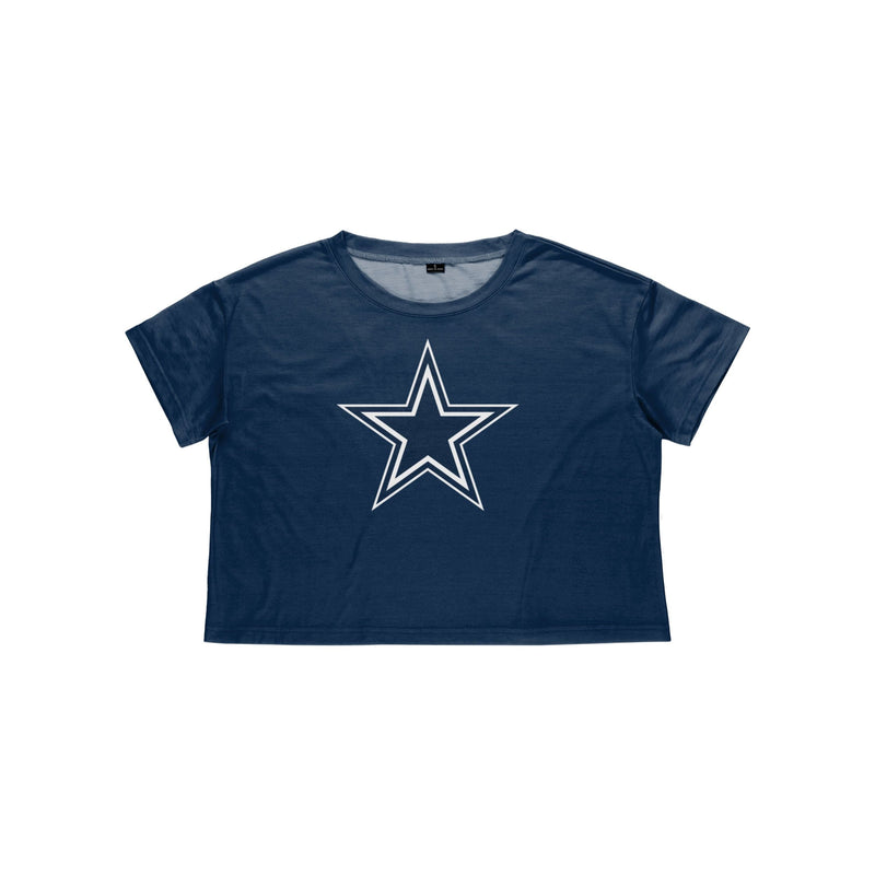 NFL Dallas Cowboys Crop Top - Navy