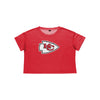 Kansas City Chiefs NFL Womens Solid Big Logo Crop Top