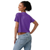 Minnesota Vikings NFL Womens Solid Big Logo Crop Top