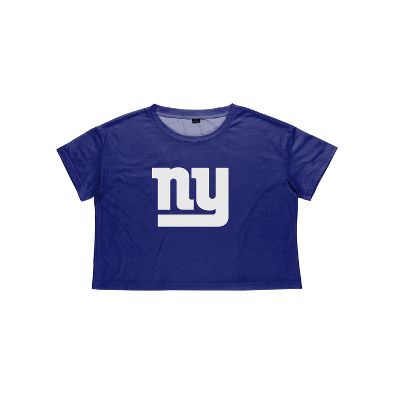 New York Giants blue wordmark Logo T-Shirt