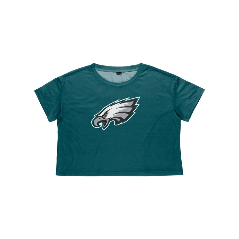 : FOCO Philadelphia Eagles NFL Womens Gameday Mesh Crop Top -  Small : Sports & Outdoors