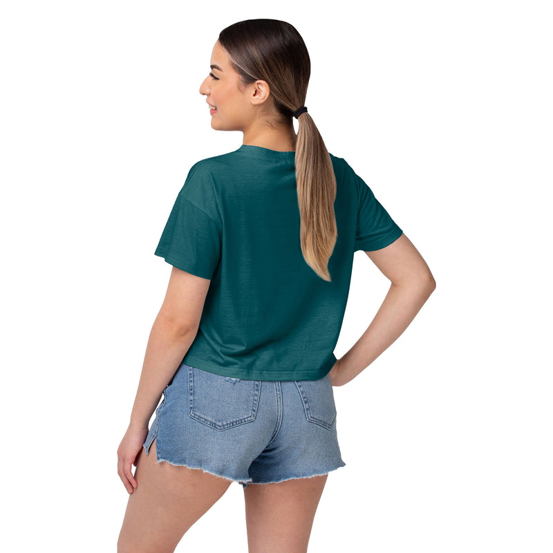 : FOCO Philadelphia Eagles NFL Womens Gameday Mesh Crop