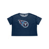 Tennessee Titans NFL Womens Solid Big Logo Crop Top