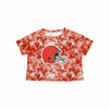 Cleveland Browns NFL Womens Tie-Dye Big Logo Crop Top