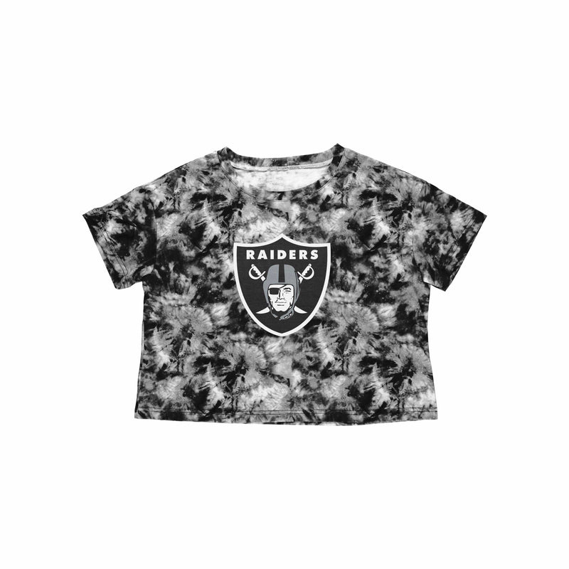 Las Vegas Raiders NFL Womens To Tie-Dye For Crop Top