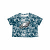 Philadelphia Eagles NFL Womens Tie-Dye Big Logo Crop Top