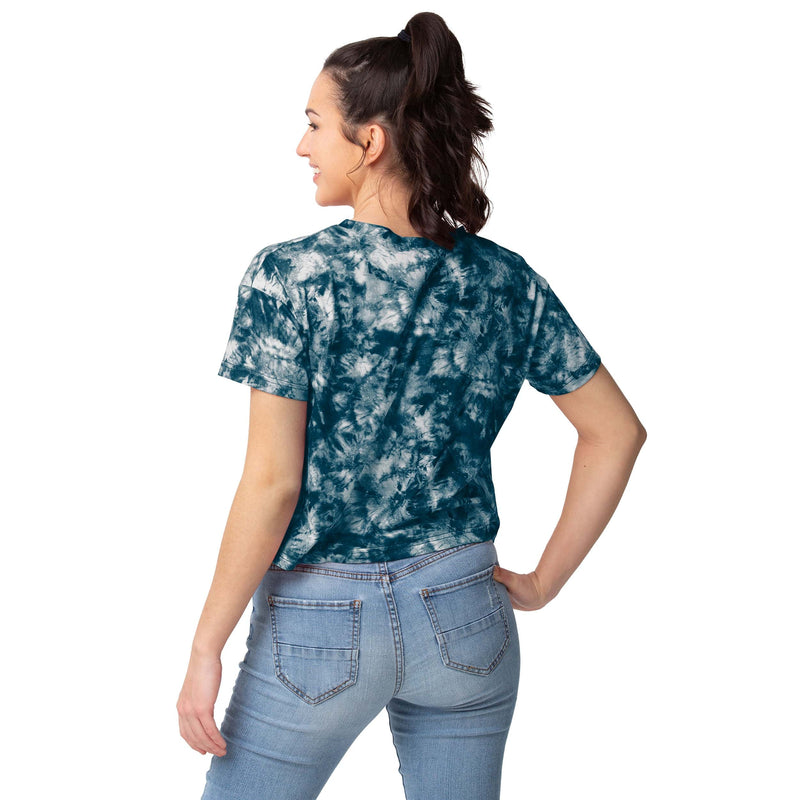 Nfl Philadelphia Eagles Girls' Short Sleeve Tie-dye Fashion Crop T-shirt :  Target