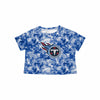 Tennessee Titans NFL Womens Tie-Dye Big Logo Crop Top