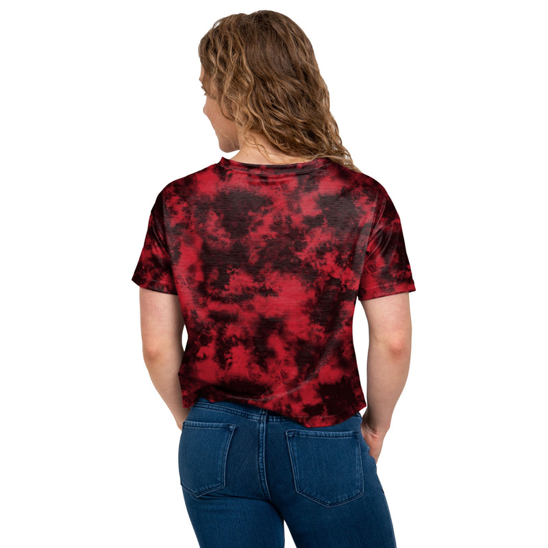 Tampa Bay Buccaneers Women's Retro Bucco Bruce Tie Dye Cropped