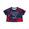 New England Patriots NFL Womens To Tie-Dye For Crop Top