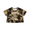 New Orleans Saints NFL Womens To Tie-Dye For Crop Top