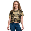 New Orleans Saints NFL Womens To Tie-Dye For Crop Top