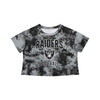 Las Vegas Raiders NFL Womens To Tie-Dye For Crop Top