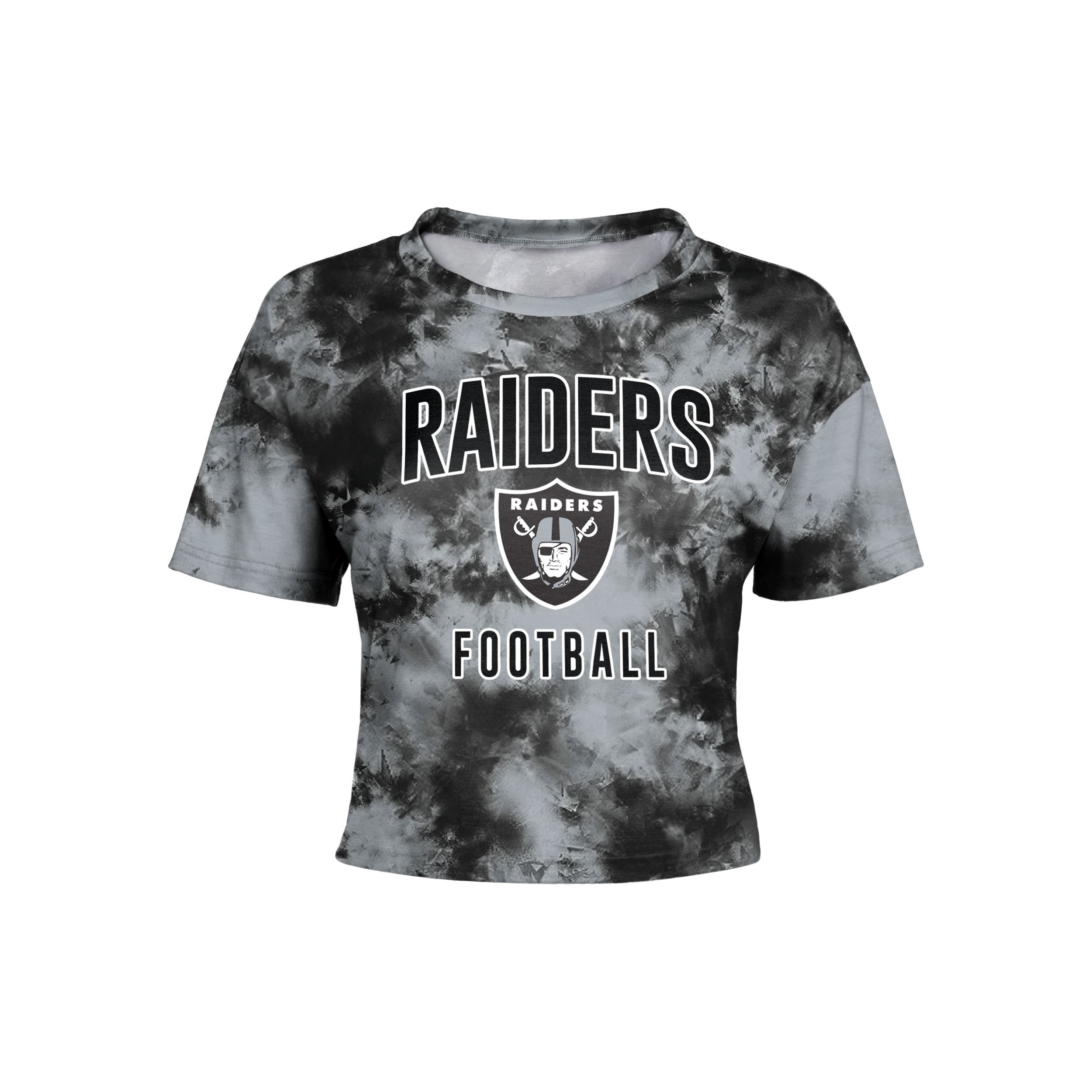 Las Vegas Raiders Rainbow Relaxed Fit Tie Dye T-Shirt