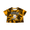 Pittsburgh Steelers NFL Womens To Tie-Dye For Crop Top