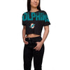 NFL Womens Distressed Wordmark Crop Top - Pick Team