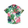 Cleveland Guardians MLB Mens Flamingo Button Up Shirt