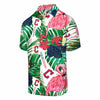 Cleveland Guardians MLB Mens Flamingo Button Up Shirt