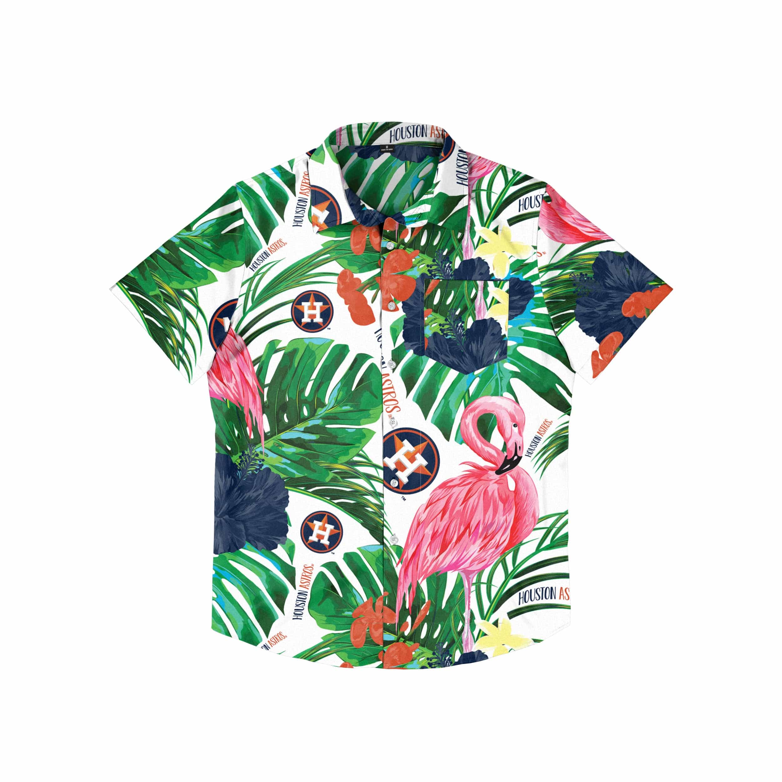 Astros Tropical Shirt Flamingo Banana Leaf Houston Astros Gift