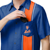 New York Mets MLB Mens Bowling Stripe Button Up Shirt