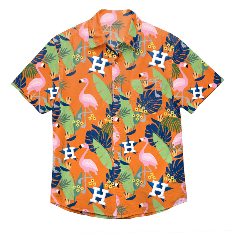 MLB Houston Astros Flower Summer Hawaiian Shirt - Limotees