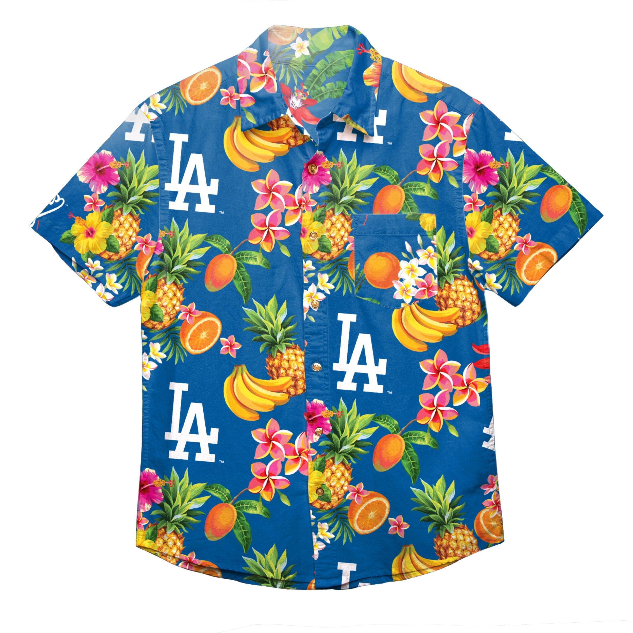 MLB Los Angeles Dodgers Adults Button - Down Jersey