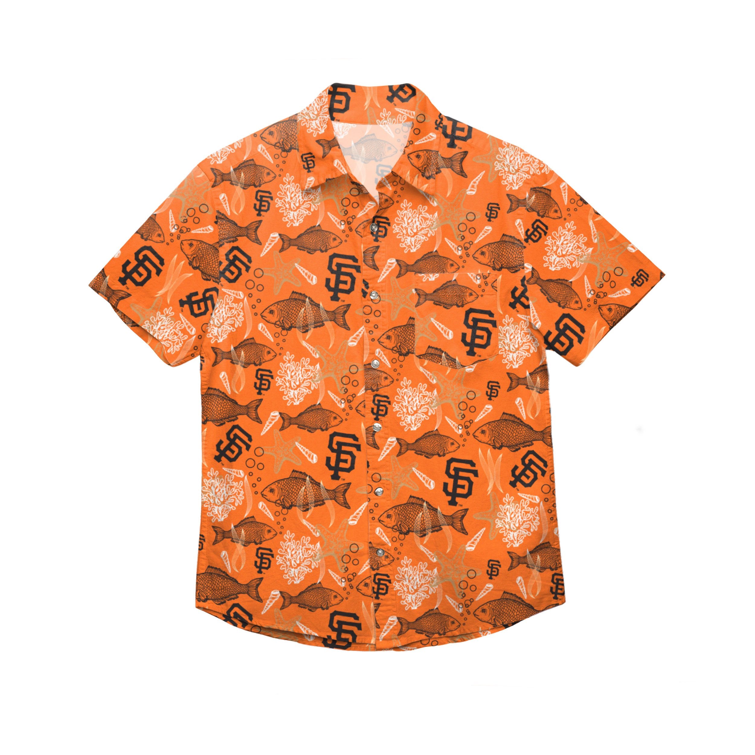 Baltimore Orioles MLB Mens Floral Button Up Shirt