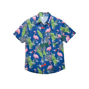 Toronto Blue Jays MLB Mens Floral Button Up Shirt