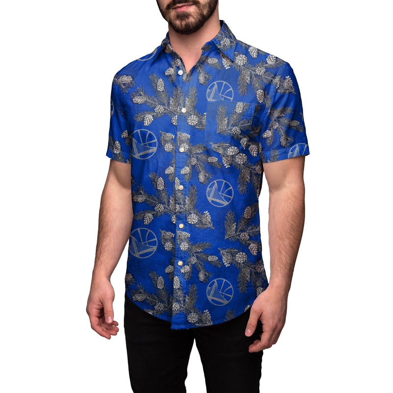 golden state warriors dress shirt Men's Antigua Black Golden State Warriors Porter Woven Long Sleeve Button-Down Shirt Size: 2XL