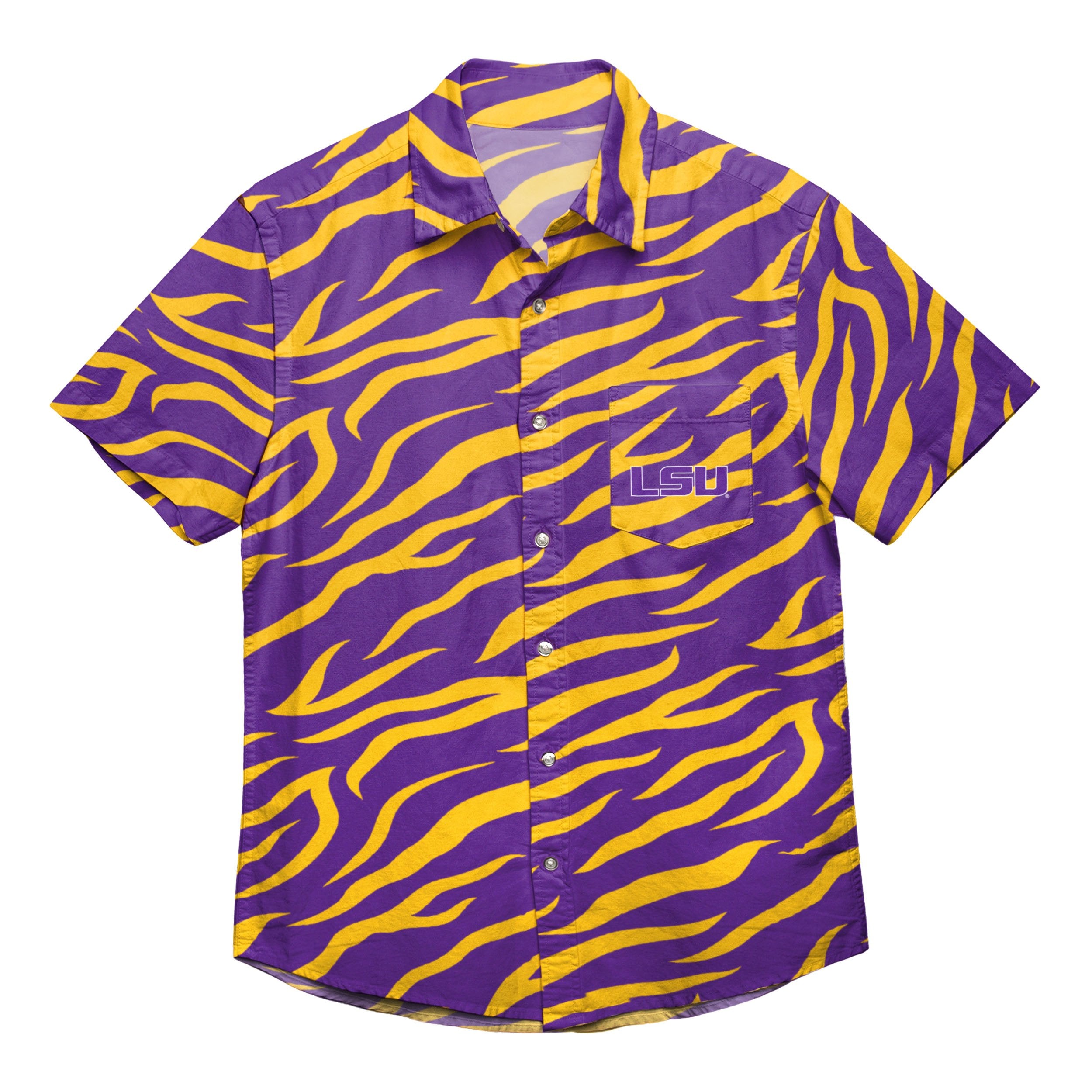 Minnesota Vikings FOCO Thematic Button-Up Shirt - Purple