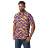 LSU Tigers NCAA Thematic Button Up Shirt