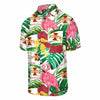 Iowa State Cyclones NCAA Mens Flamingo Button Up Shirt