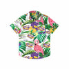 LSU Tigers NCAA Mens Flamingo Button Up Shirt