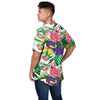 LSU Tigers NCAA Mens Flamingo Button Up Shirt