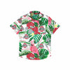 Ohio State Buckeyes NCAA Mens Flamingo Button Up Shirt