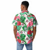 Ohio State Buckeyes NCAA Mens Flamingo Button Up Shirt